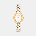 Sammy Women Quartz White Dial Analog Stainless Steel Watch 14504419