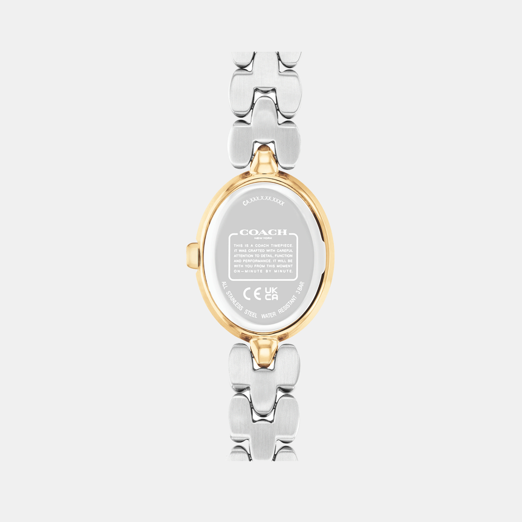 Sammy Women Quartz White Dial Analog Stainless Steel Watch 14504419