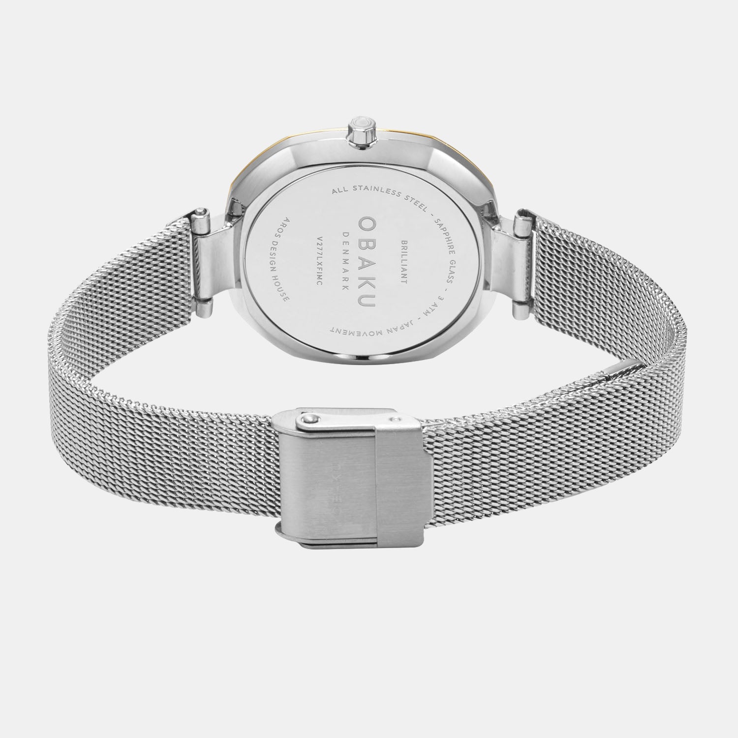 Brilliant Women Quartz Silver Dial Analog Stainless Steel Watch V277LXFIMC