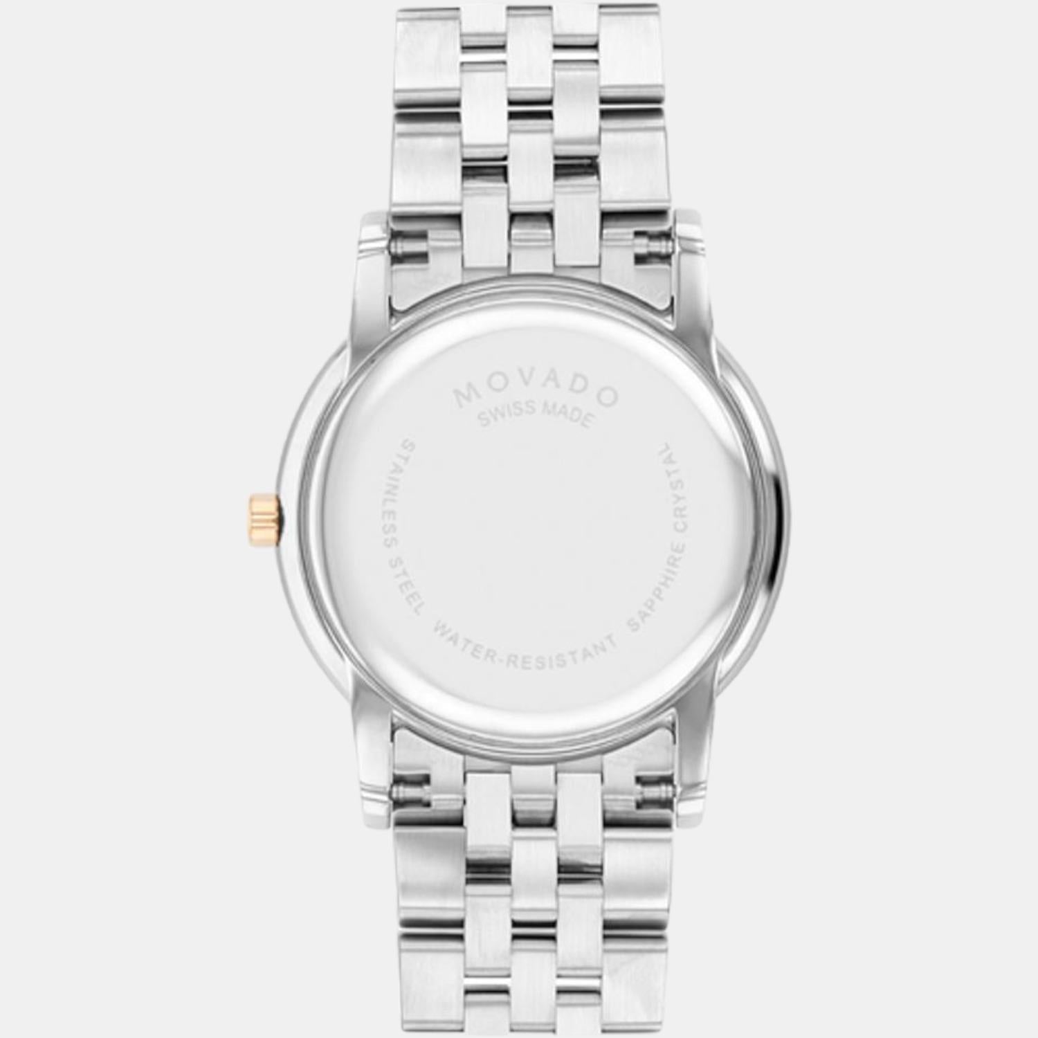 Museum Women Quartz Mother Of Pearl Dial Analog Stainless Steel Watch 607629