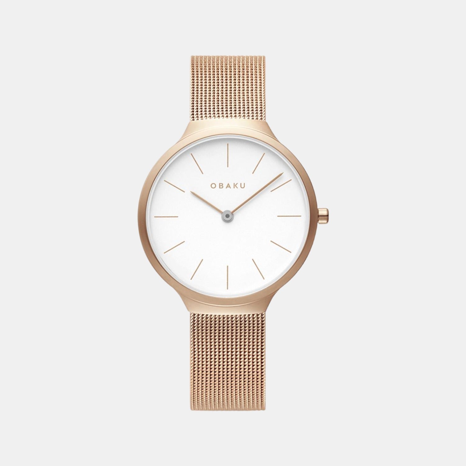 Ark Lille Women Quartz White Dial Analog Mesh Watch V240LXVWMV