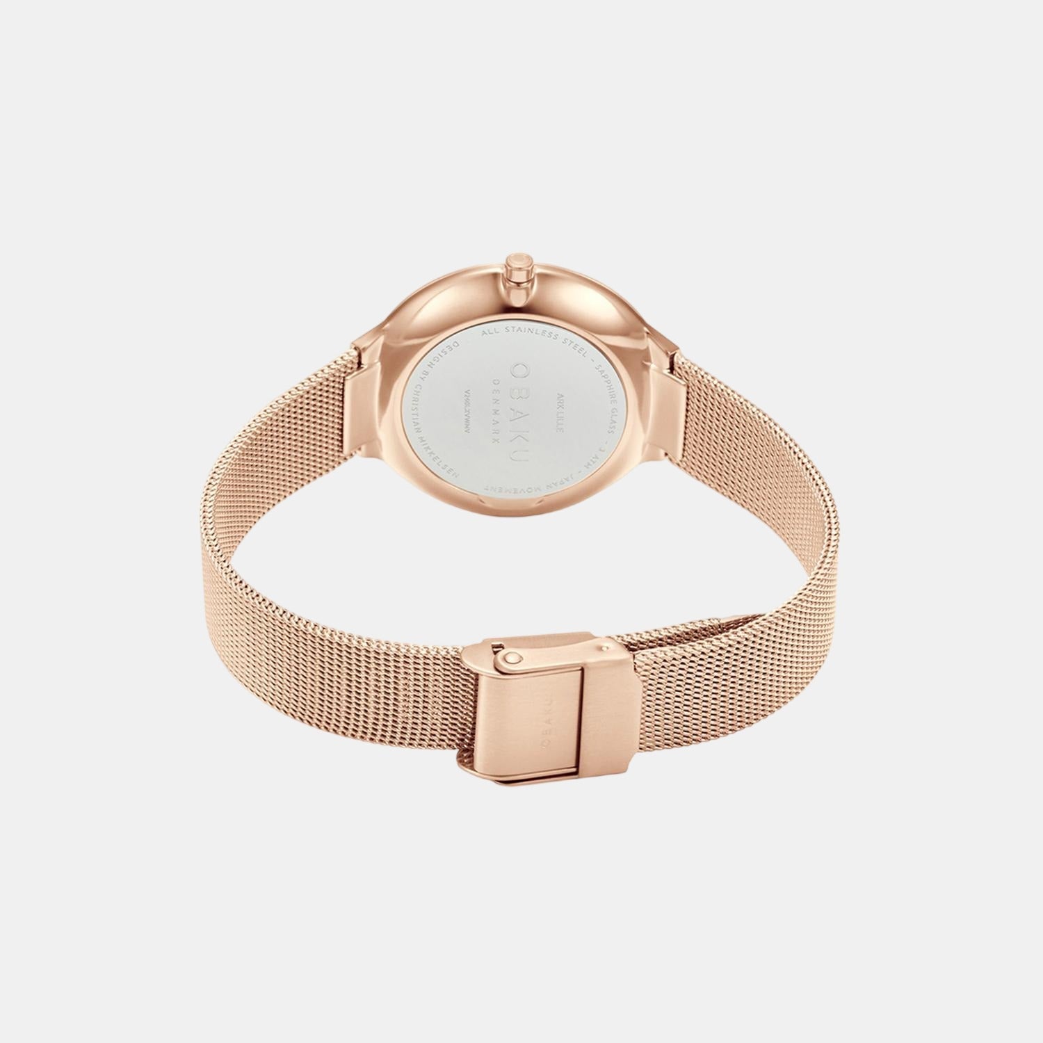 Ark Lille Women Quartz White Dial Analog Mesh Watch V240LXVWMV