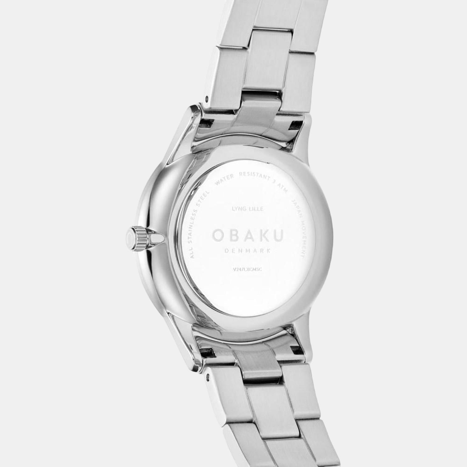 Lyng Lille Cambridge Women Quartz Mother Of Pearl Dial Analog Stainless Steel Watch V247LXCMSC