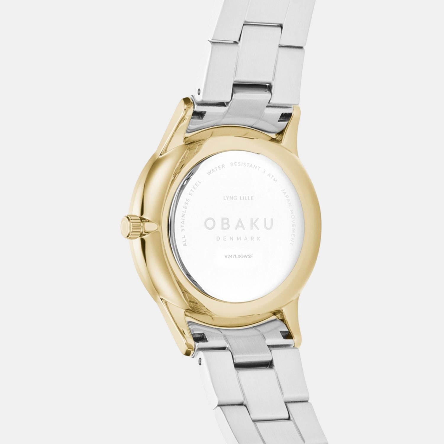 Lyng Lille Alabaster Women Quartz Mother Of Pearl Dial Analog Stainless Steel Watch V247LXGWSF