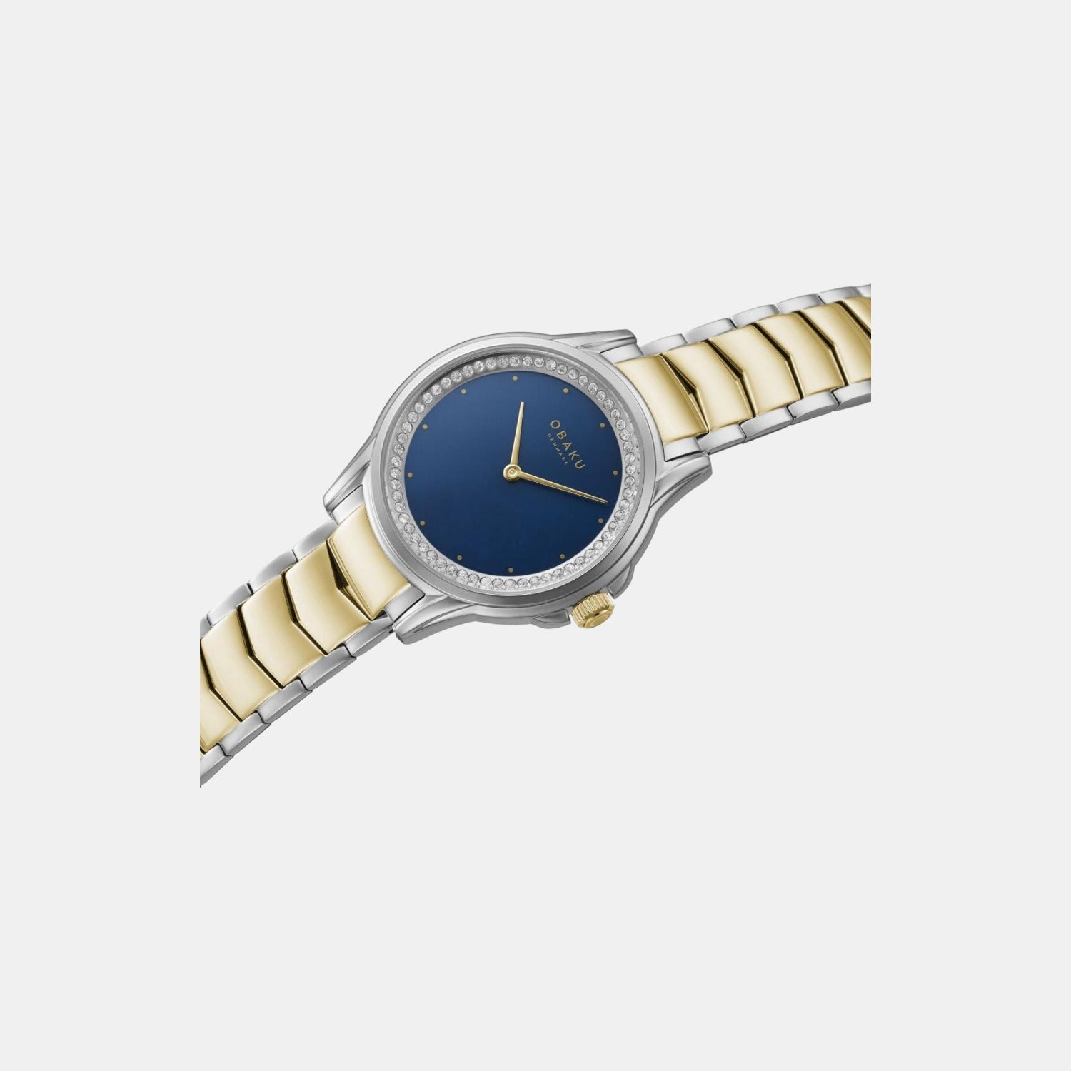 Jasmin Star Women Quartz Blue Dial Analog Stainless Steel Watch V261LECLSF