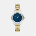 Jasmin Star Women Quartz Blue Dial Analog Stainless Steel Watch V261LECLSF
