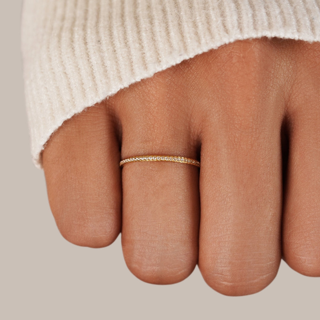 Eternity 18K Crystal Ring