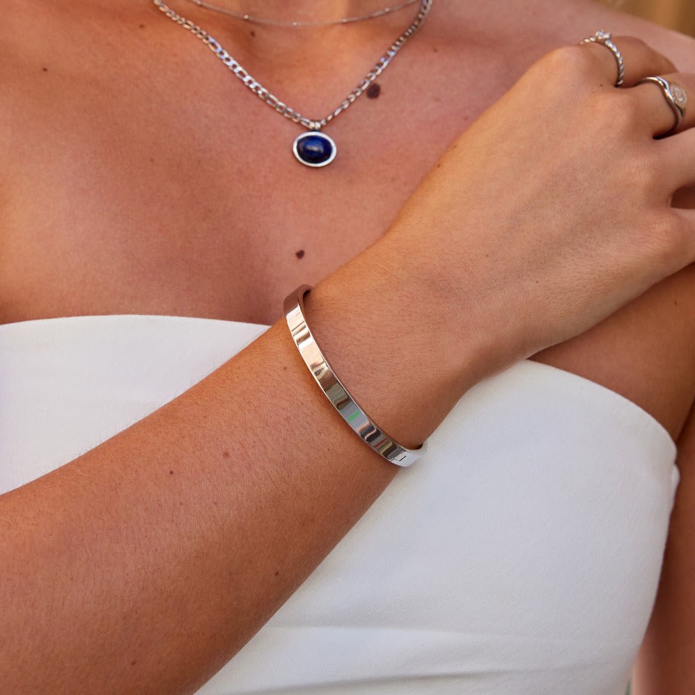 Rina Silver Bangle
